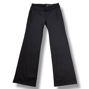 Danskin Now Womens Athletic Pants Bootcut Stretch Yoga Workout Black Large 12 14